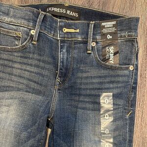 Express Mid Rise Skinny Jeans